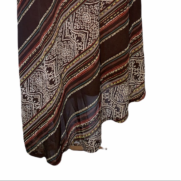 LANE BRYANT ⭐️ Boho Diagonal Striped Strapless Dress - Picture 7 of 10